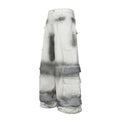 Street Style High-Quality Washed Workwear Pocket Detachable Denim Long Pants