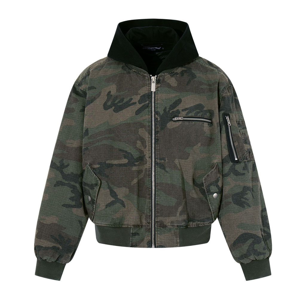 Camouflage cotton jacket for pilots
