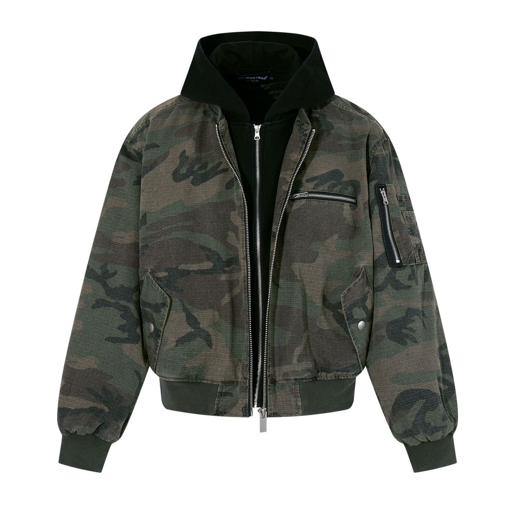 Camouflage cotton jacket for pilots