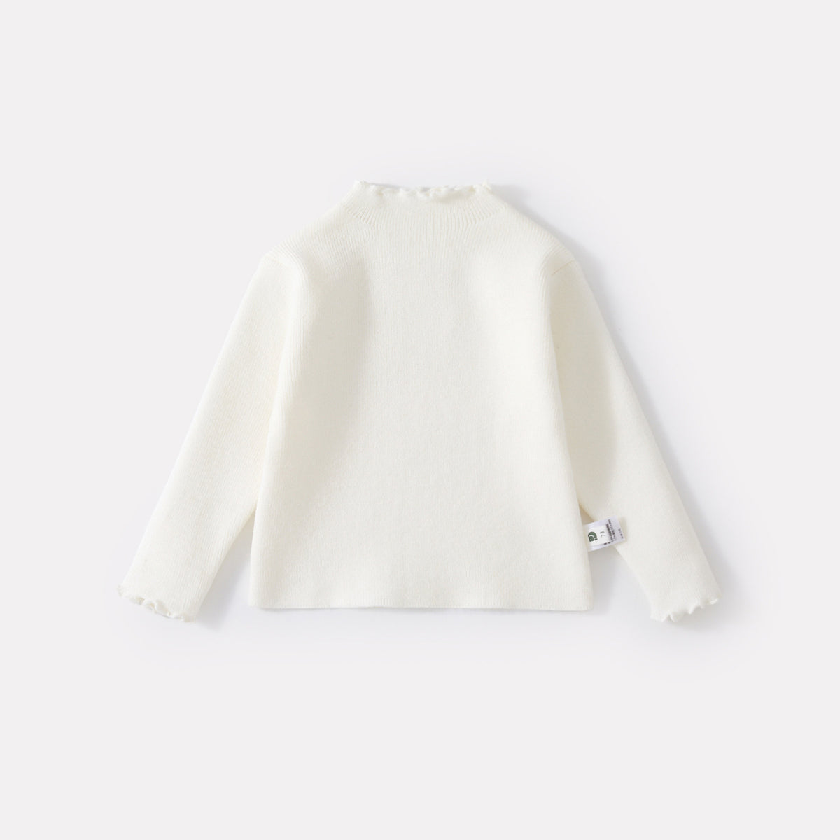 Cute Fuzzy Dress Set for Baby Girls, Warm Knit Sweater and Skirt Two-Piece Outfit